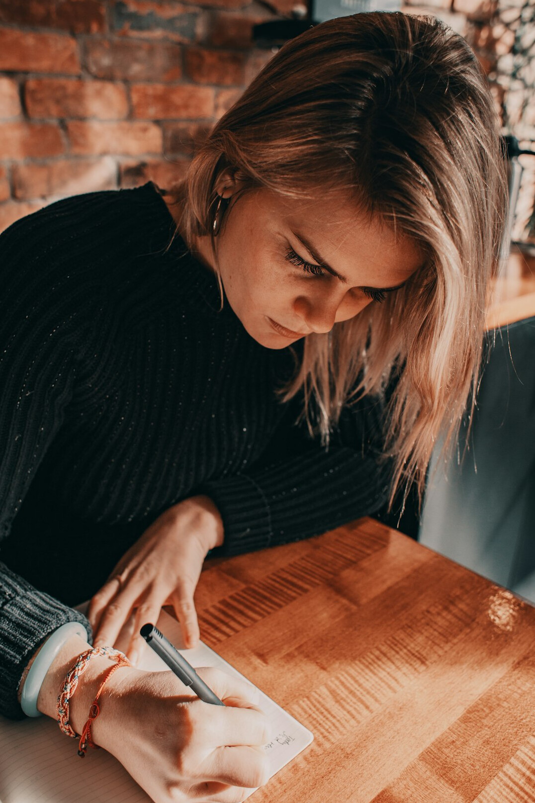 writer thinking