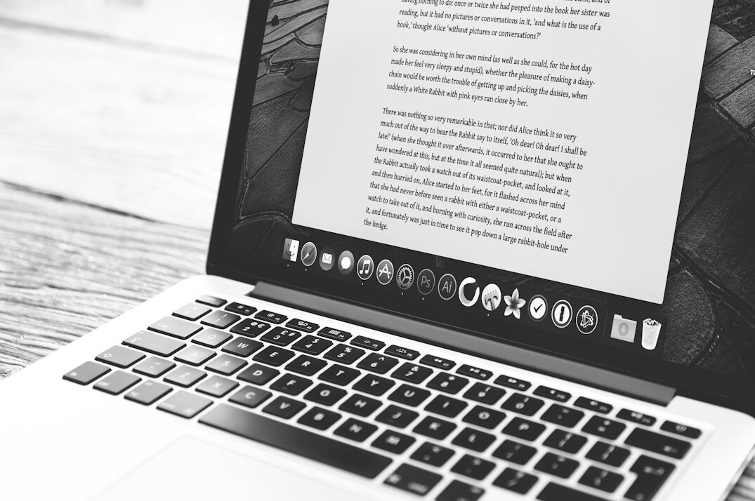 author editing manuscript