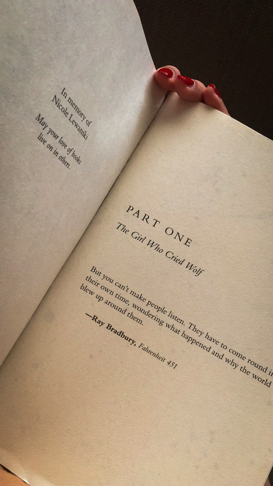 book pages mystery